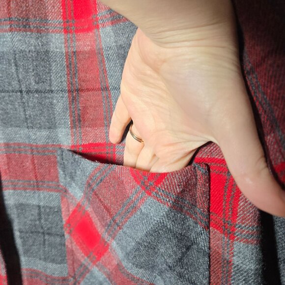 Pendleton Womens Buffalo Plaid Limited Edition 49er Jacket Large Wool Holiday - Picture 4 of 10